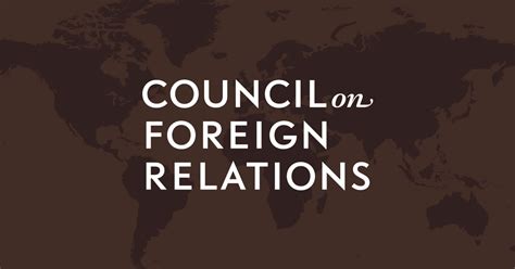 Full Download Council On Foreign Relations 