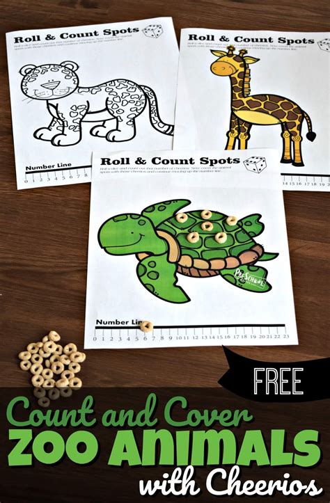Count Amp Cover Cheerio Animal Math Activities For Pet Math Activities For Preschoolers - Pet Math Activities For Preschoolers