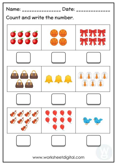 Count And Write Numbers 1 10 Teaching Resources Count And Write Numbers - Count And Write Numbers