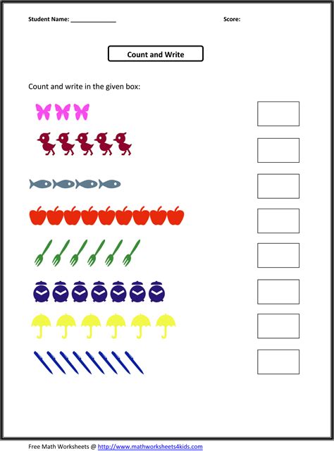 Count And Write The Correct Number Worksheet Live Count And Write The Correct Number - Count And Write The Correct Number