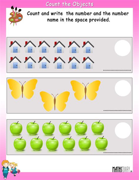 Count And Write The Numbers Worksheets Download Worksheets Count And Write Pictures - Count And Write Pictures