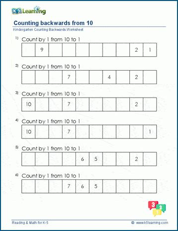 Count Backwards 10 0 Worksheet Edplace Counting Backwards From 10 Worksheet - Counting Backwards From 10 Worksheet