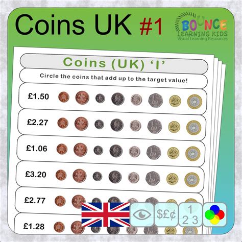 Count British Coins Worksheets With 160 Fun Sums Count Coins Worksheet - Count Coins Worksheet