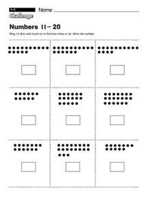 Count Dots 11 20 Ccss Math Content K Counting 11 To 20 - Counting 11 To 20