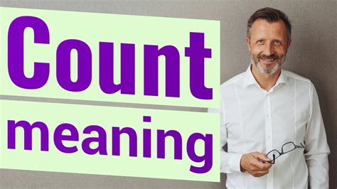 count meaning