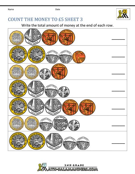 Count Money With Coins Resources For 2nd Graders Using Coins Worksheet 2nd Grade - Using Coins Worksheet 2nd Grade