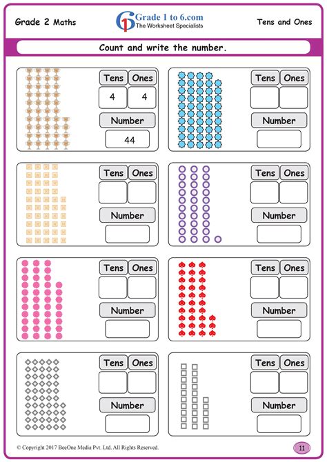 Count Tens Amp Ones Worksheets First Grade Printable Counting Tens And Ones Worksheet - Counting Tens And Ones Worksheet