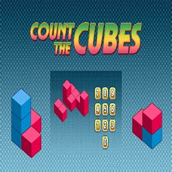 Count The Cubes Brain Training Game Cube Train Math - Cube Train Math