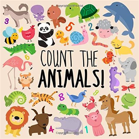 Full Download Count The Animals A Fun Picture Puzzle Book For 2 5 Year Olds 