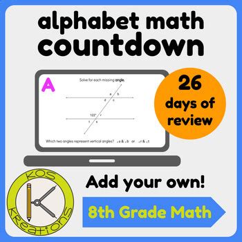 Countdown Math Grade 8 Answers