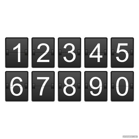 Countdown Numbers Printable Gridgit Com Printable Numbers 09 - Printable Numbers 09