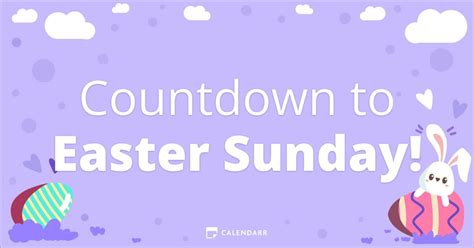 Countdown To Easter Sunday