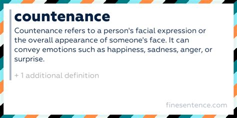 countenance translation