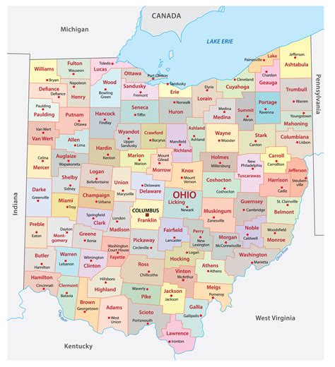 counties in ohio