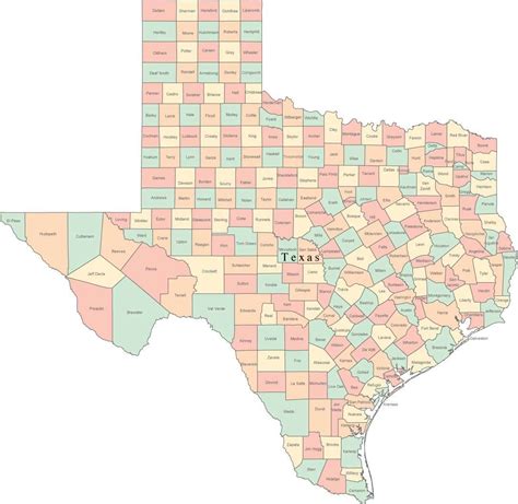 counties of texas