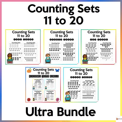 Counting 11 To 20 Worksheets Ultra Bundle Made Counting 11 To 20 - Counting 11 To 20