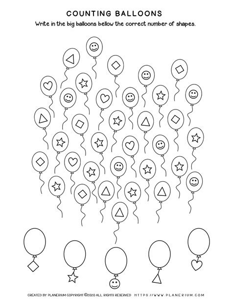 Counting Backwards Worksheets Planes Amp Balloons 100 To 1 Backward Counting - 100 To 1 Backward Counting