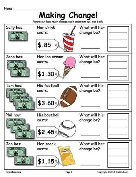 Counting Change How Much Interactive Worksheet Education Com Counting Change Worksheet - Counting Change Worksheet