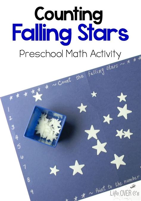 Counting Falling Stars Preschool Math Activity Life Over Fall Activities For 1st Graders - Fall Activities For 1st Graders