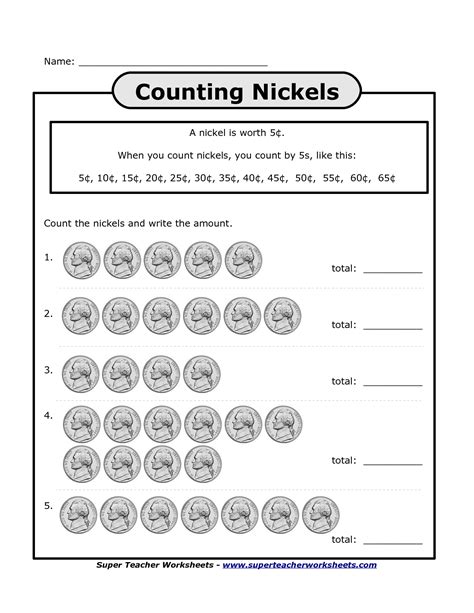 Counting Nickels Worksheets For Kindergarten Penny Worksheets For Kindergarten - Penny Worksheets For Kindergarten