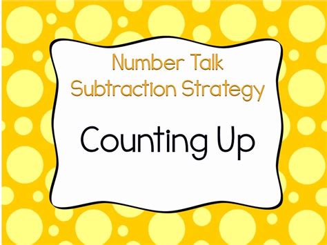 Counting Up Subtraction Strategy Youtube Counting Up Method Subtraction - Counting Up Method Subtraction