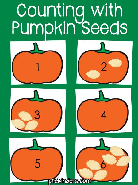 Counting With Pumpkin Seeds Prekinders Pumpkin Counting Worksheet - Pumpkin Counting Worksheet