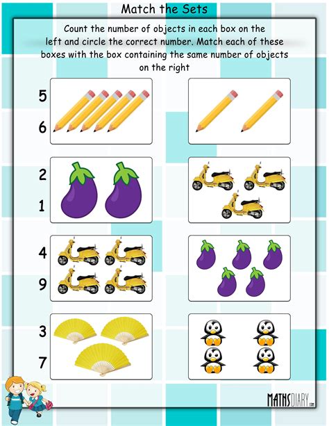 Counting Worksheets Counting Sets Worksheet - Counting Sets Worksheet