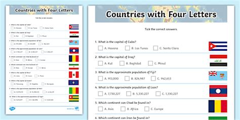 countries with 4 letters