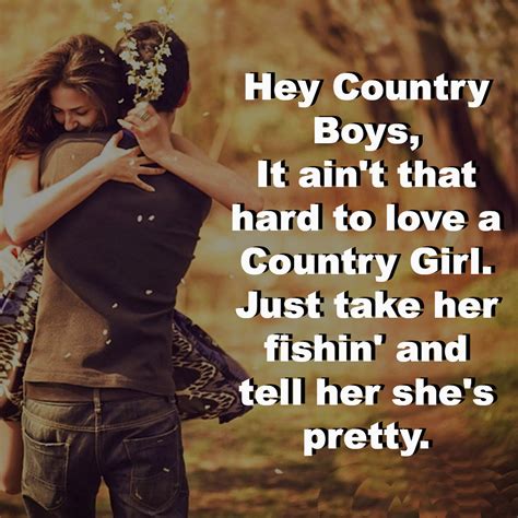 Country Boy And Country Girl Love Quotes