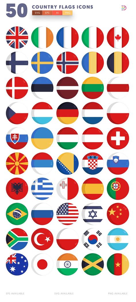 country flag symbols