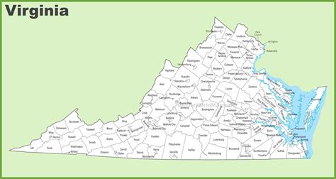 county map virginia