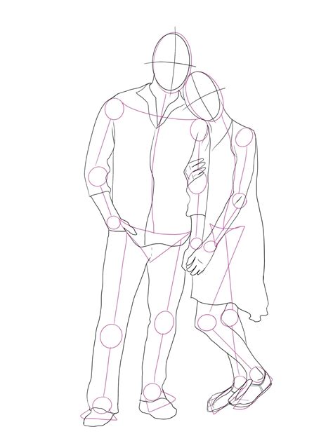 Couple Poses For Drawing