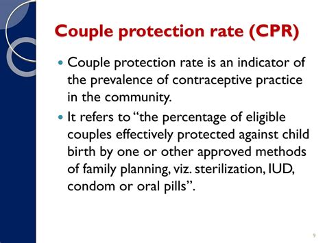 Couple Protection Rate