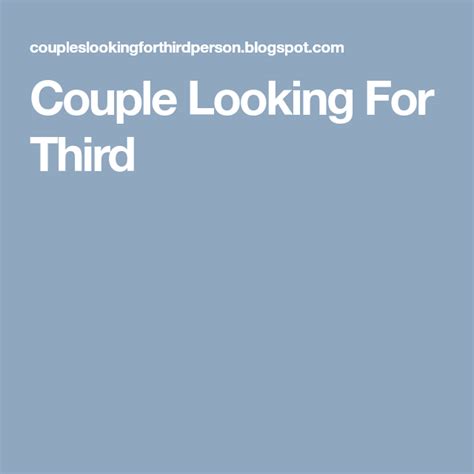 couple wants a third
