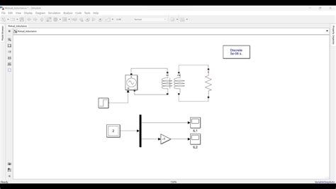 coupled inductor in matlab simulink