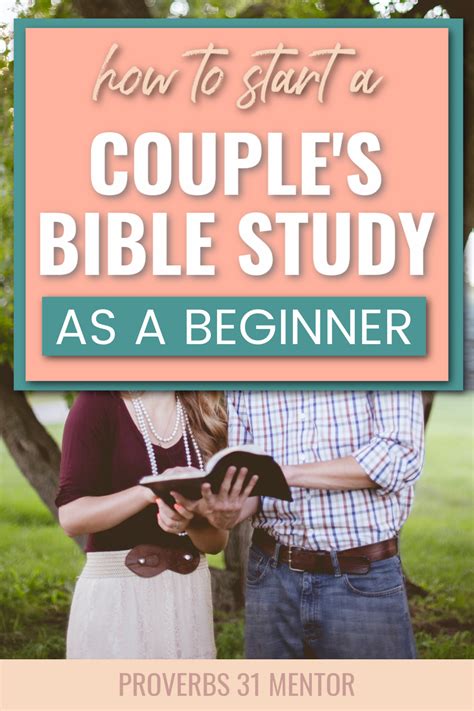 Couples Bible Study Plan