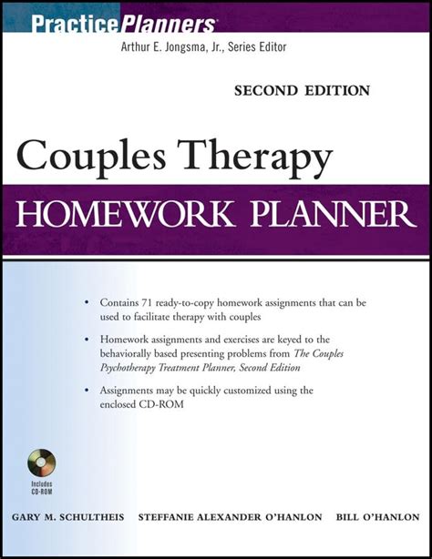 Couples Therapy Homework Planner