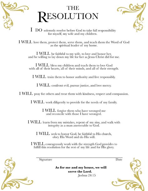 Courageous Resolution