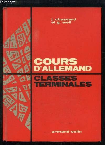cours d allemand classes terminales