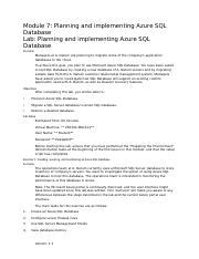 Course 20533c Implementing Microsoft Azure Infrastructure