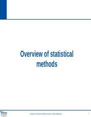 Course Guide Statistical Methods For Business