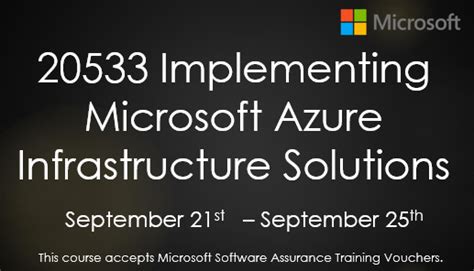 Full Download Course 20533D Implementing Microsoft Azure Infrastructure 