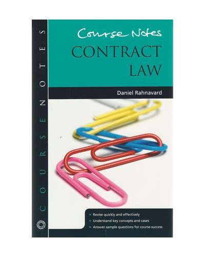 Full Download Course Notes Contract Law 
