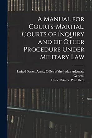 courts martial handbook practice and procedure