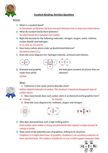 Download Covalent Bonding Core Teaching Resources Test Answer 