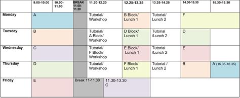 Coventry University Timetable