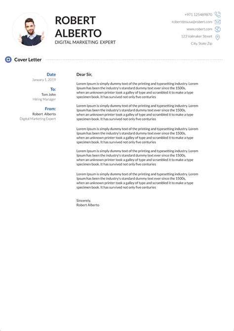 Cover Letter Document
