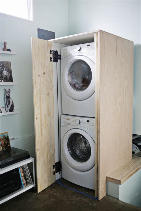 Cover Washer And Dryer Cabinet
