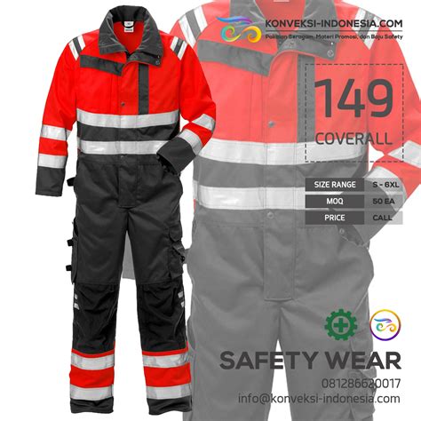 Coverall Coverall Safety Untuk Oil And Gas Tambang Baju Tambang - Baju Tambang