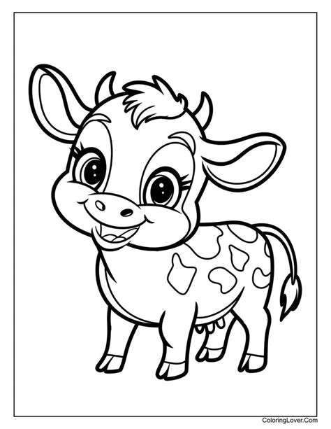cow coloring sheets